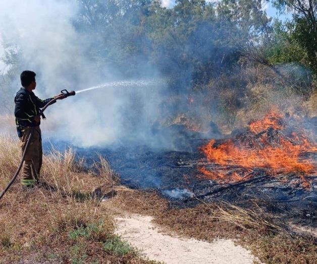 Se incendia predio en carretera internacional Se incendia predio en carretera internacional