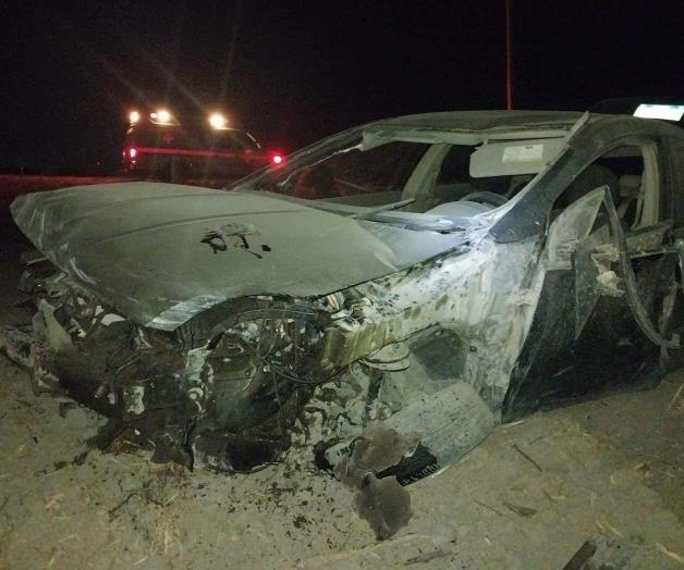 Destroza coche en la autopista Destroza coche en la autopista