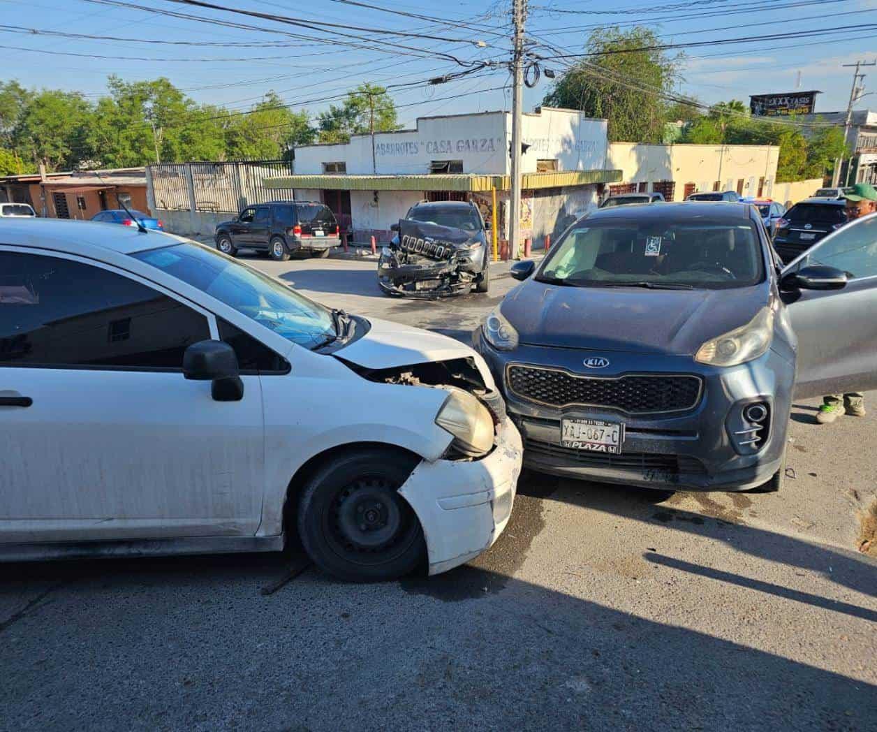 Provoca conductora carambola en Río Mante