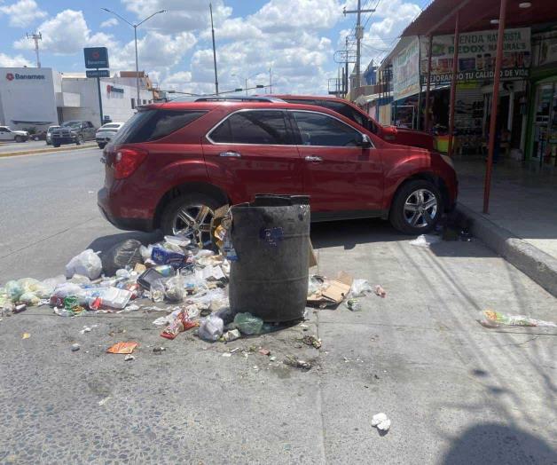 Falla servicio de basura