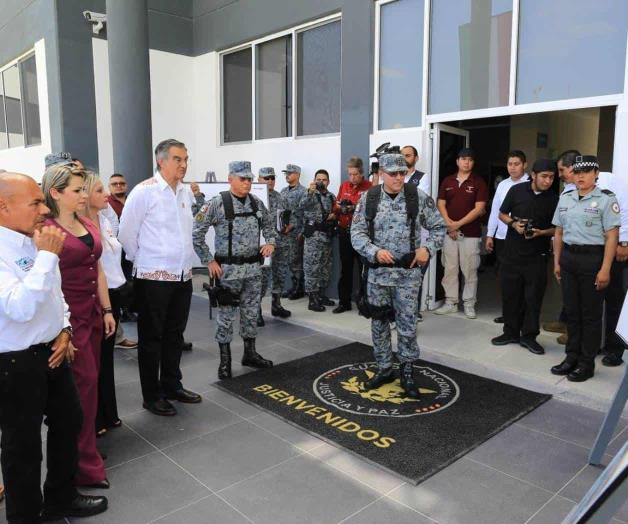 Inaugura gobernador cuartel de la Guardia Nacional en Mier Inaugura gobernador cuartel de la Guardia Nacional en Mier