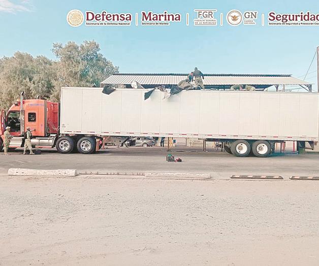 Decomisan coca&iacute;na en operativo