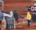 Lluvia en Ciudad de M&eacute;xico retrasa inicio de partido Cruz Azul vs Toluca