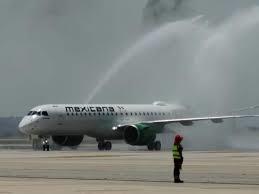 Mexicana de Aviaci&oacute;n recibe tercer Embraer E195-E2 en AIFA