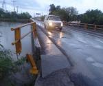 Destrozan cafres puente de la 109