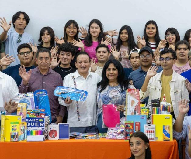Finaliza la UAT colecta de útiles Finaliza la UAT colecta de útiles