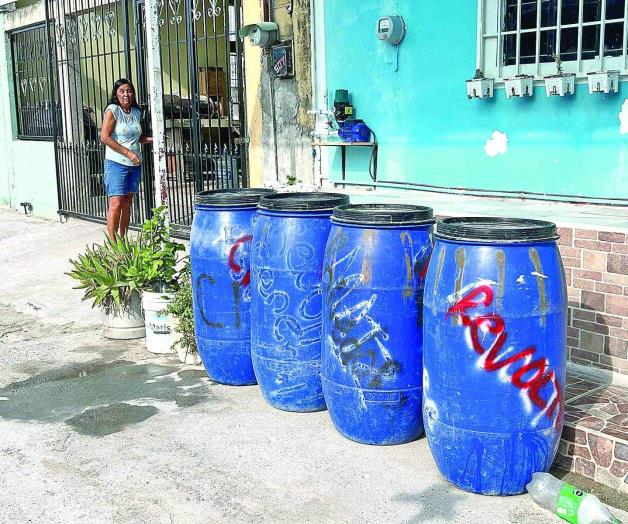 Otra vez sin agua el sector poniente Otra vez sin agua el sector poniente