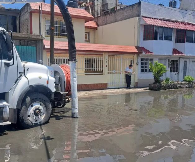 Operativo Tormenta desplegado en Ecatepec por lluvias intensas