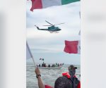 Ecologistas de Río Bravo denuncian intimidación de helicópteros en el Golfo de México