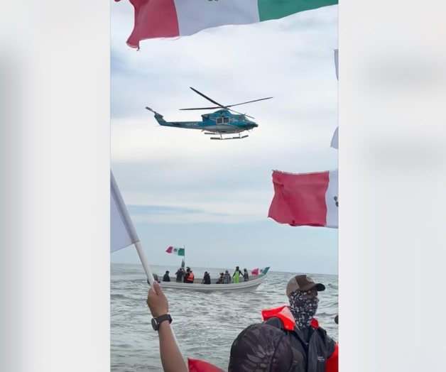 Ecologistas de Río Bravo denuncian intimidación de helicópteros en el Golfo de México Ecologistas de Río Bravo denuncian intimidación de helicópteros en el Golfo de México