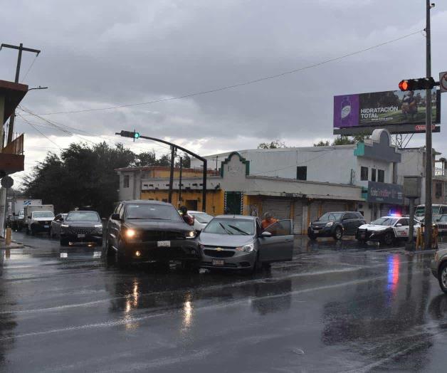 Chocan en Occidental con bulevar Hidalgo