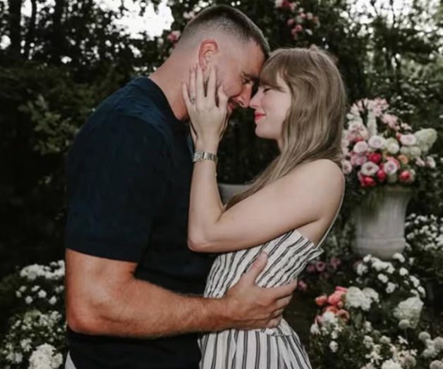 Taylor Swift recibe anillo de compromiso de Travis Kelce en emotivo momento