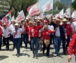Marcha Alito con simpatizantes al Senado