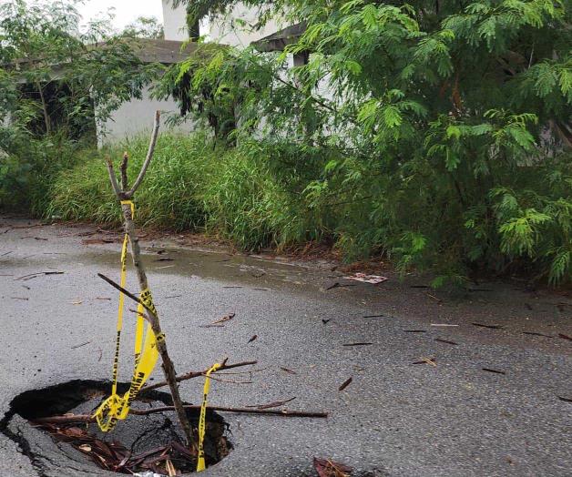 Lluvias recientes dañan el drenaje Lluvias recientes dañan el drenaje