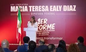 María Teresa Ealy Díaz Presenta Primer Informe de Actividades Legislativas María Teresa Ealy Díaz Presenta Primer Informe de Actividades Legislativas