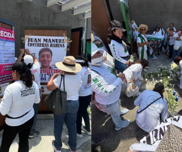 FGE Morelos instala mural móvil para colocar fichas de desaparecidos FGE Morelos instala mural móvil para colocar fichas de desaparecidos