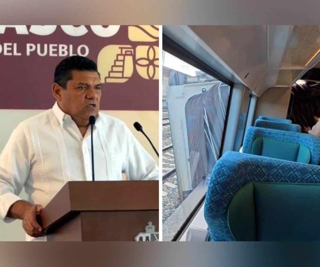 Denuncian a Gobernador de Tabaso descarrilamiento del Tren Maya Denuncian a Gobernador de Tabaso descarrilamiento del Tren Maya