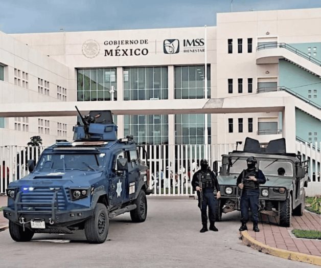 Vigilan fuerzas federales Hospital General de Culiacán Vigilan fuerzas federales Hospital General de Culiacán