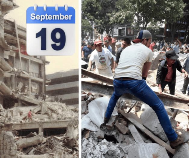 ¿Cuántas veces ha temblado fuerte el 19 de septiembre en México? ¿Cuántas veces ha temblado fuerte el 19 de septiembre en México?