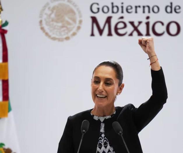 Sheinbaum llega a su primer informe con un apoyo del 79% a su gestión Sheinbaum llega a su primer informe con un apoyo del 79% a su gestión