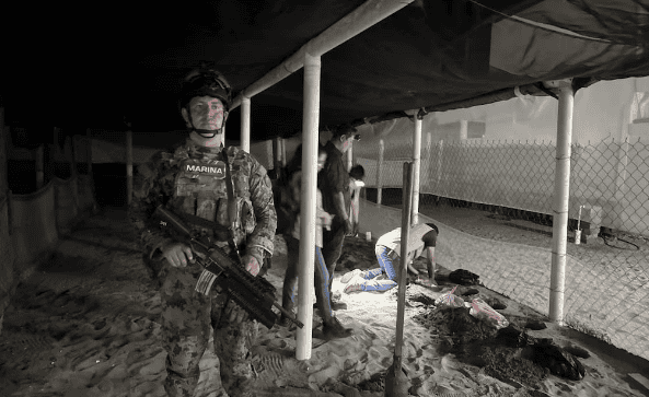 Marina localiza 61 nidos de tortuga golfina en costas de Michoacán Marina localiza 61 nidos de tortuga golfina en costas de Michoacán