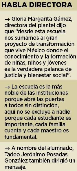En ambiente de júbilo y alegría inician clases En ambiente de júbilo y alegría inician clases