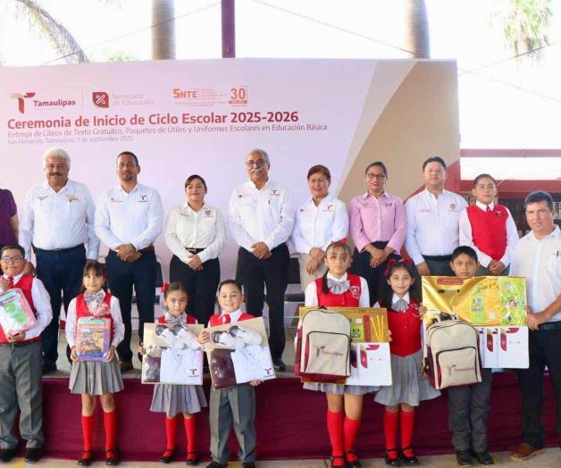 Autoridades ponen en marcha el ciclo escolar 2025-2026 Autoridades ponen en marcha el ciclo escolar 2025-2026