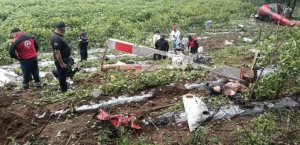Helicóptero se desploma en el Estado de México; dos muertos