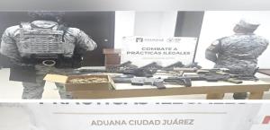 Aseguran más de 5 mil cartuchos en frontera con EU