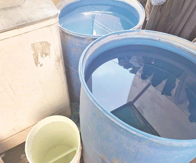 Llega a cuenta gotas agua a Bugambilias Llega a cuenta gotas agua a Bugambilias