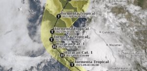 EU alerta a sus ciudadanos en México por huracán Lorena