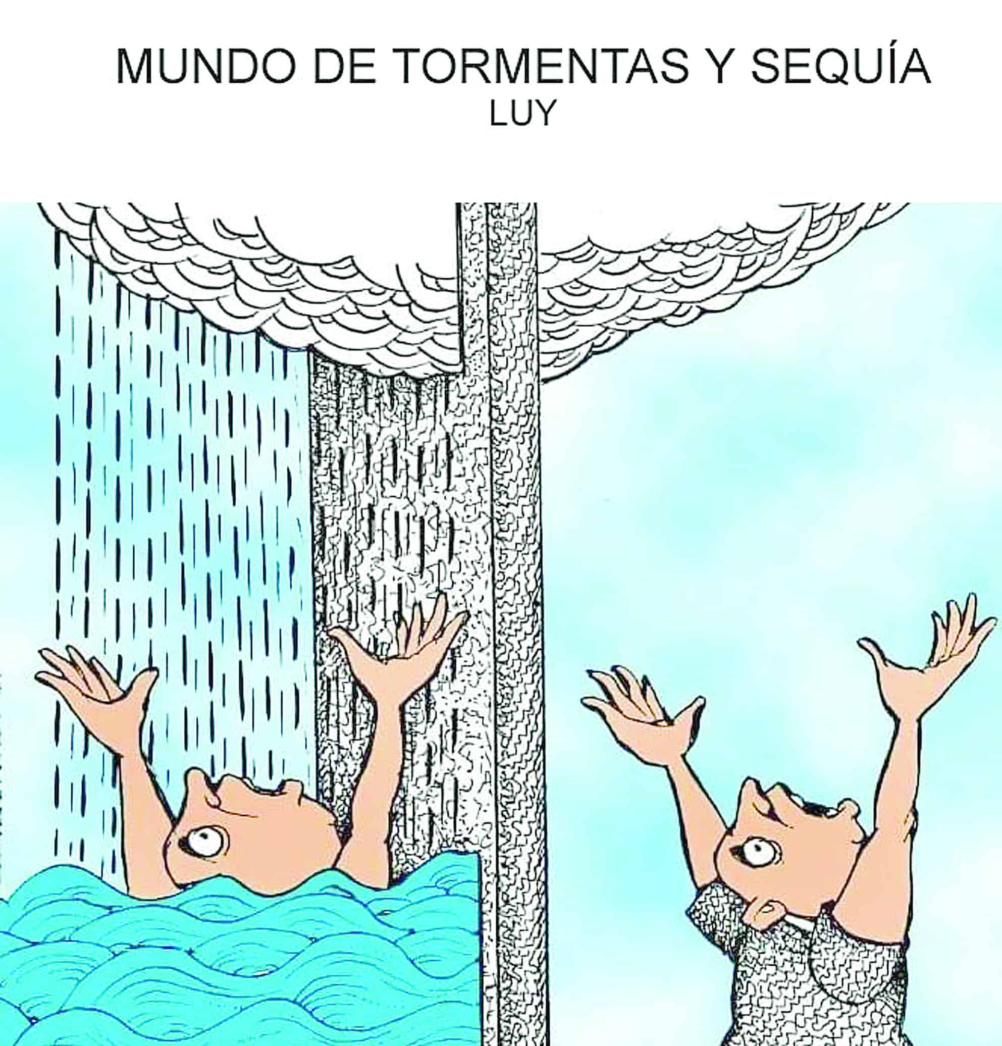Mundo de tormentas y sequía