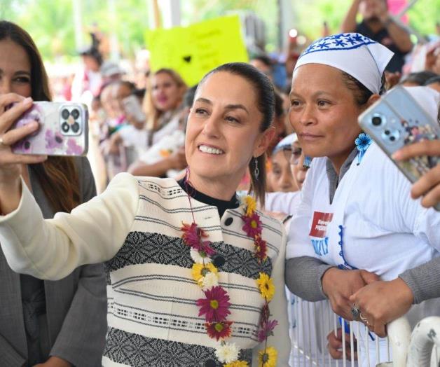 Arranca Claudia gira por informe Arranca Claudia gira por informe