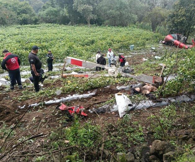 Traía 10 mdp en oro el helicóptero caído Traía 10 mdp en oro el helicóptero caído