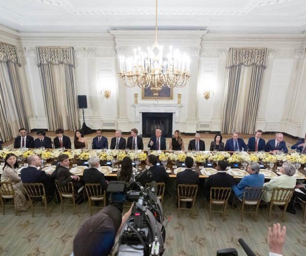 Recibe a directivos de gigantes tecnológicos Recibe a directivos de gigantes tecnológicos