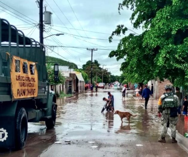 Despliegan Plan DN-III en Sinaloa por tormenta Lorena Despliegan Plan DN-III en Sinaloa por tormenta Lorena