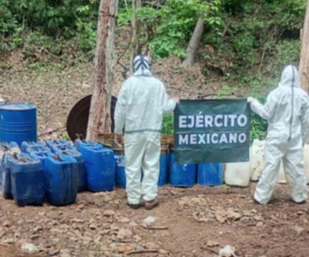 Aseguran artefactos explosivos, sustancias químicas y armas Aseguran artefactos explosivos, sustancias químicas y armas