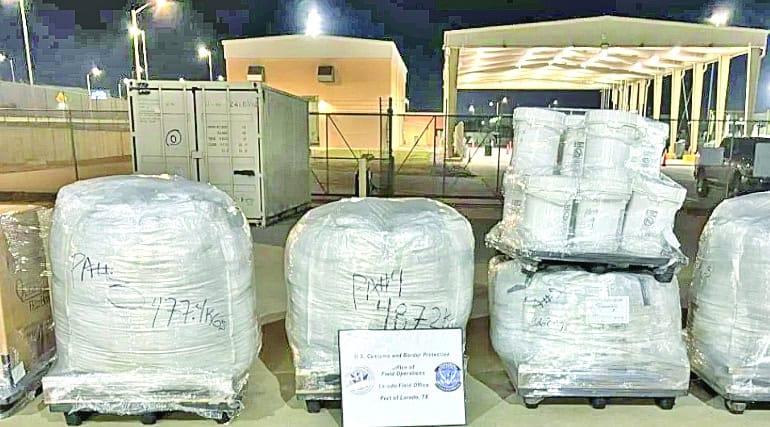 Interceptan carga de metanfetamina en el Puente Colombia Interceptan carga de metanfetamina en el Puente Colombia