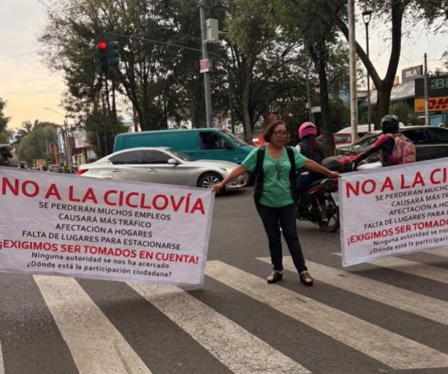 Conflicto en Tlalpan: Vecinos Protestan por Impacto de Ciclov&iacute;a en la Zona