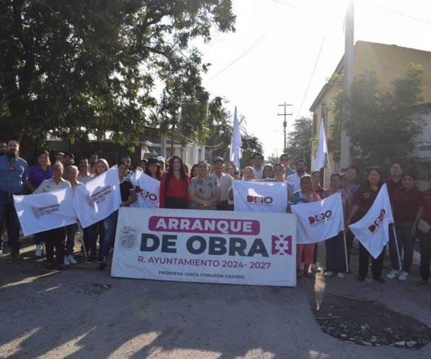 Arranca pavimentación en calle Miguel Alemán