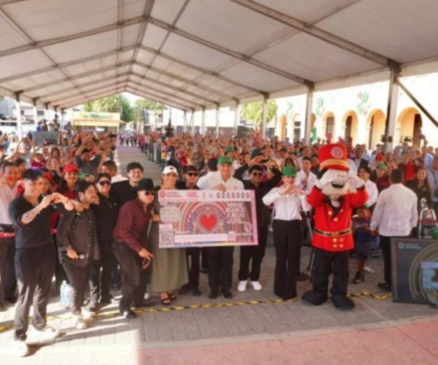 Lotería Nacional presenta billete México con M de Migrante Lotería Nacional presenta billete México con M de Migrante