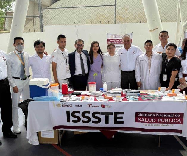 Se suma el ISSSTE a Semana de Salud Se suma el ISSSTE a Semana de Salud