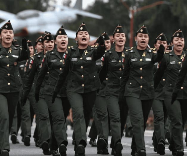 Primer desfile de Sheinbaum inspira a mujeres de Fuerzas Armadas Primer desfile de Sheinbaum inspira a mujeres de Fuerzas Armadas