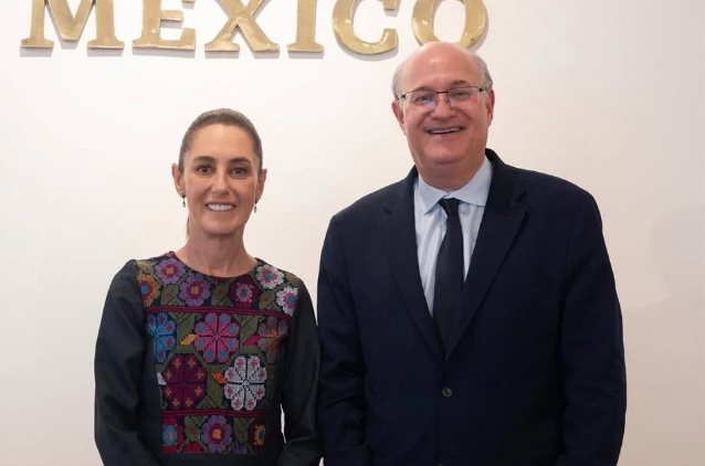 Plan M&eacute;xico, tema central en encuentro entre Sheinbaum y presidente del BID