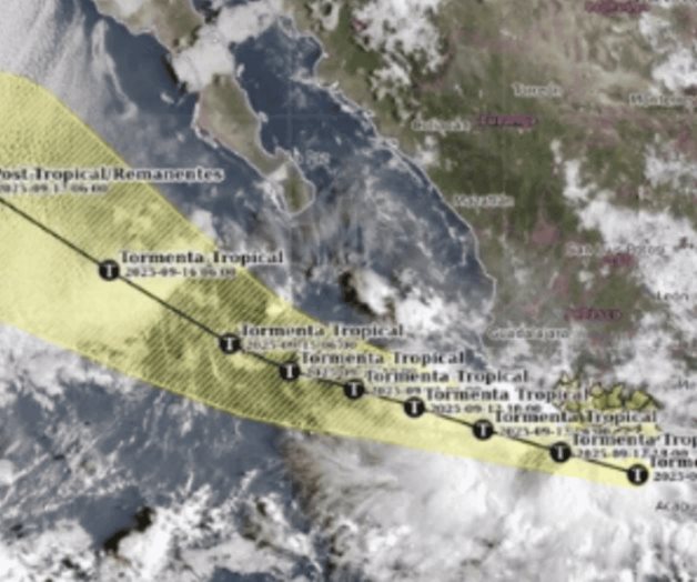 Se forma tormenta tropical Mario Se forma tormenta tropical Mario
