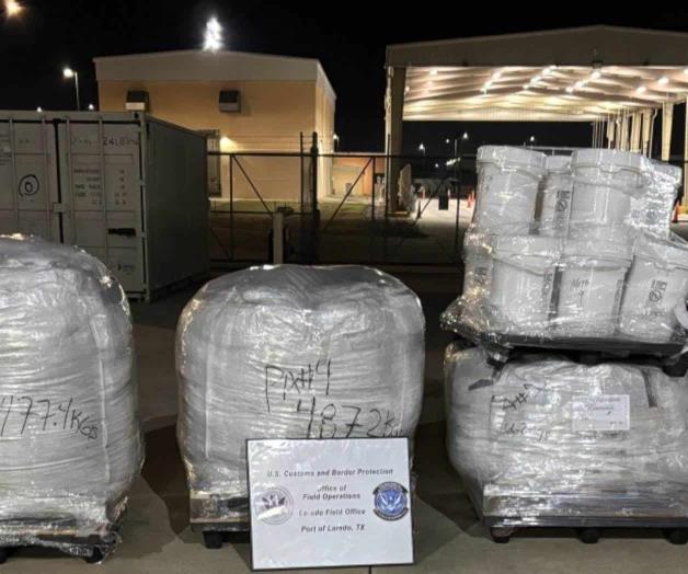 Decomisa la CBP más de 37 millones de dólares en meta