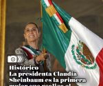 La presidenta Claudia Sheinbaum realiza el tradicional Grito de Independencia