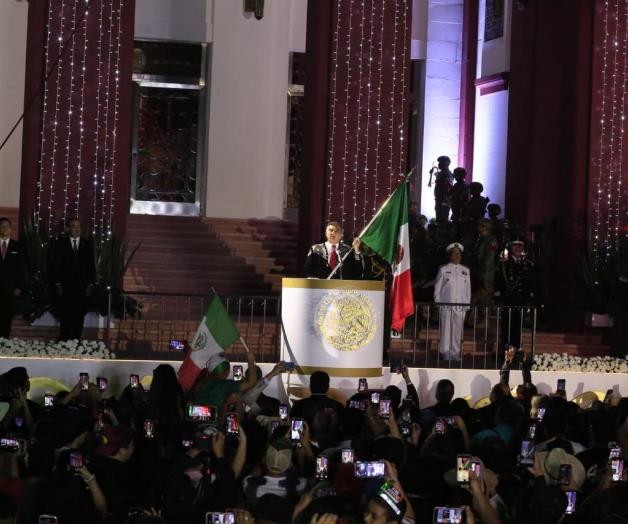 Américo Villarreal encabeza el Grito de Independencia en Ciudad Victoria Américo Villarreal encabeza el Grito de Independencia en Ciudad Victoria