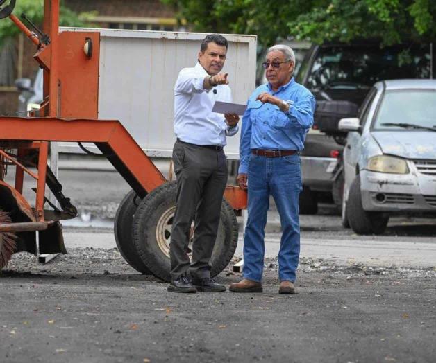 Evalúan avances en pavimentación Evalúan avances en pavimentación