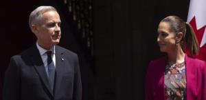 Carney se reúne con Sheinbaum para hablar de comercio antes de revisar el T-MEC